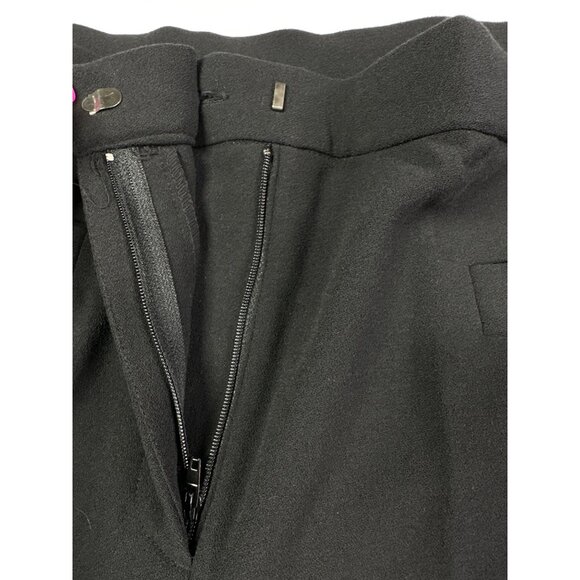 Vintage QVC Dialogue Womens Size 14 Black Trouser Pants Straight Leg 32x30 New - Picture 7 of 9